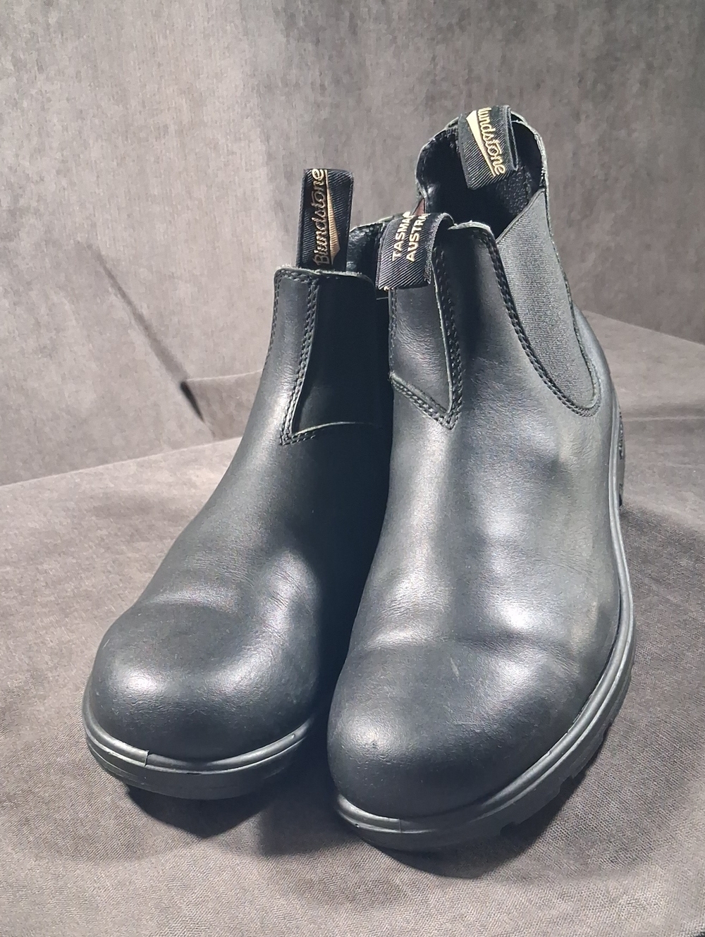 Blundstone Classics #558 Black Leather Australian Pull On Boots G US 10